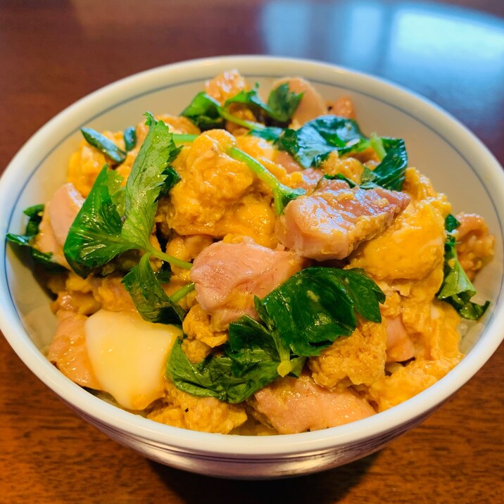 簡単！ふわとろ卵の親子丼